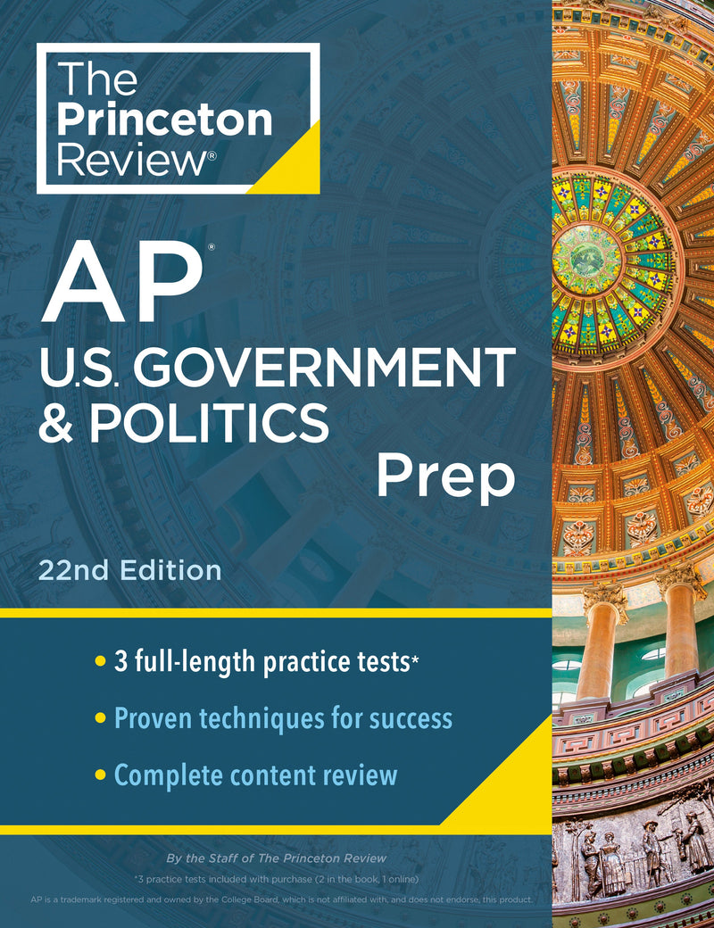 Princeton Review AP U.S. Government & Politics Prep, 22nd Edition-Children’s Educational: general-買書書 BuyBookBook