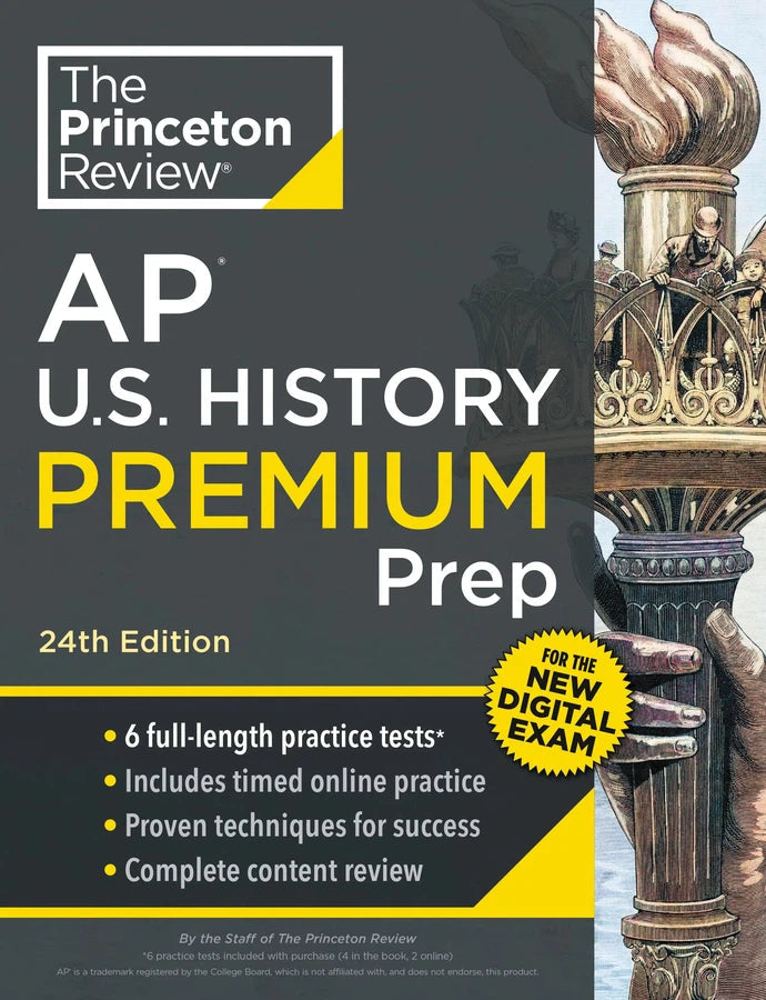 Princeton Review AP U.S. History Premium Prep, 24th Edition-Children’s Educational: general-買書書 BuyBookBook