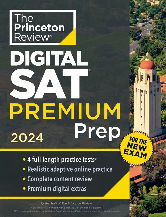 Princeton Review Digital SAT Premium Prep, 2024-Children’s Educational: general-買書書 BuyBookBook