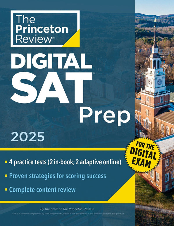 Princeton Review Digital SAT Prep, 2025-Educational: Study and revision guides-買書書 BuyBookBook