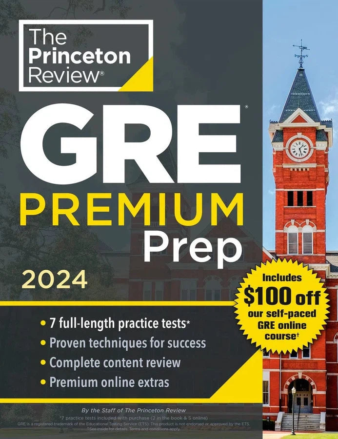 Princeton Review GRE Premium Prep, 2024-Education: examinations and assessment-買書書 BuyBookBook