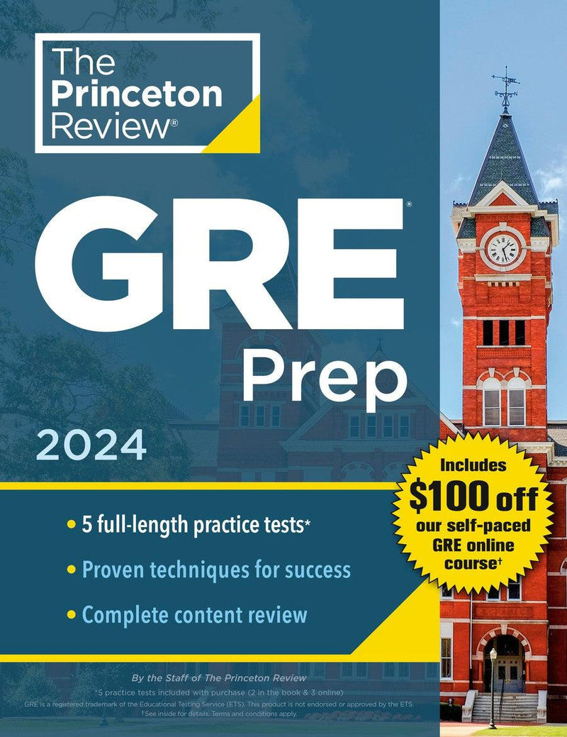 Princeton Review GRE Prep, 2024-Education: examinations and assessment-買書書 BuyBookBook