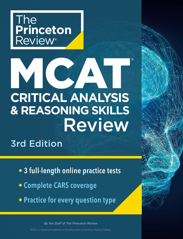 Princeton Review MCAT Critical Analysis and Reasoning Skills Review, 3rd Edition-Medicine and Nursing-買書書 BuyBookBook