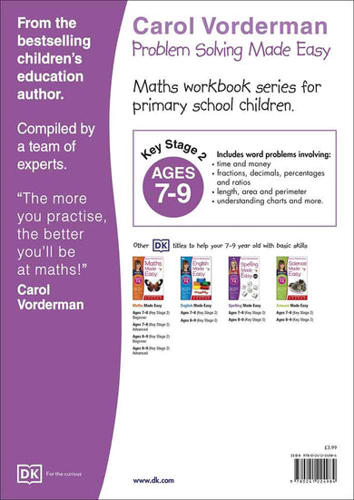 Problem Solving Made Easy, Ages 7-9 (Key Stage 2) - 買書書 BuyBookBook