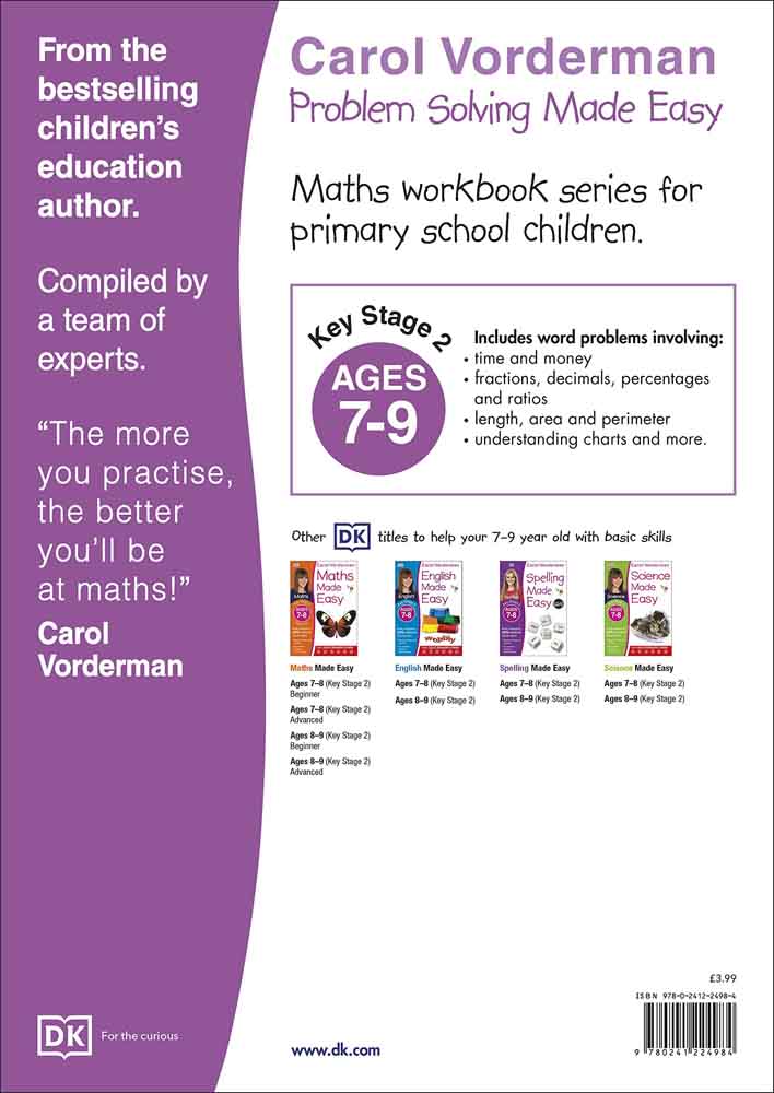 Problem Solving Made Easy, Ages 7-9 (Key Stage 2) - 買書書 BuyBookBook