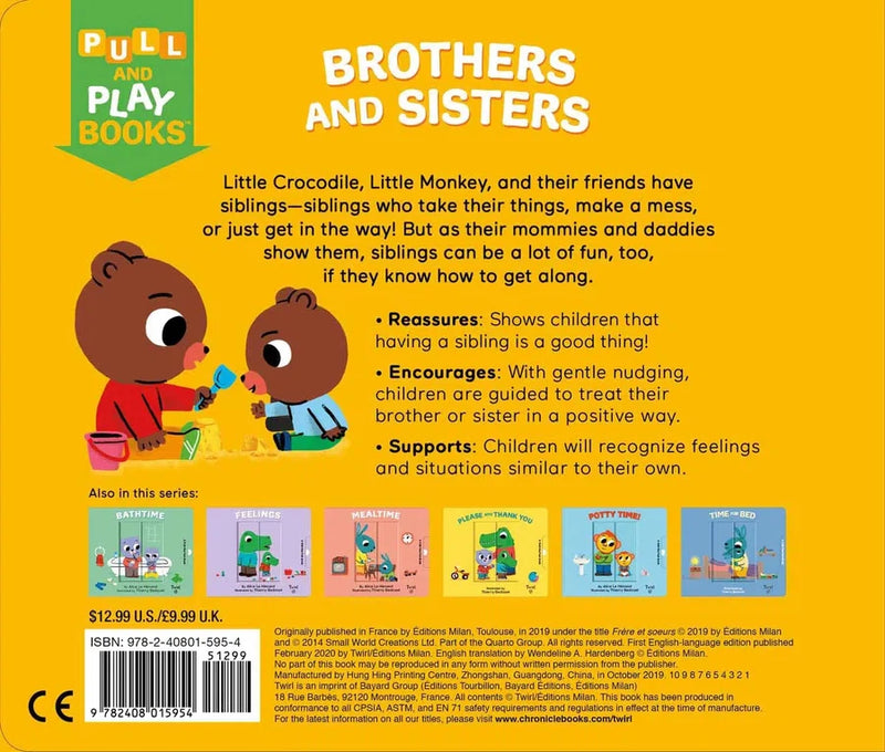 Pull and Play-Brothers and Sisters (Board book) - 買書書 BuyBookBook