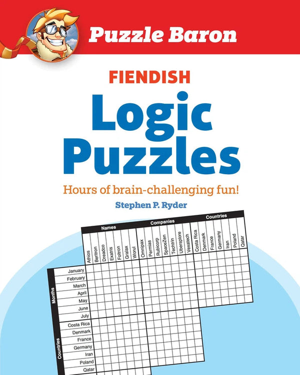 Puzzle Baron's Fiendish Logic Puzzles-Hobbies/ quizzes/ games-買書書 BuyBookBook