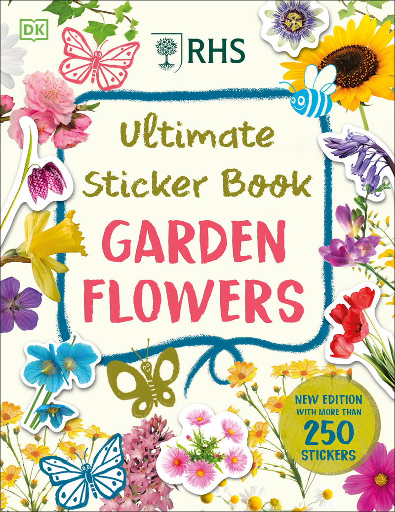 RHS Ultimate Sticker Book Garden Flowers-Children’s interactive and activity books and kits-買書書 BuyBookBook