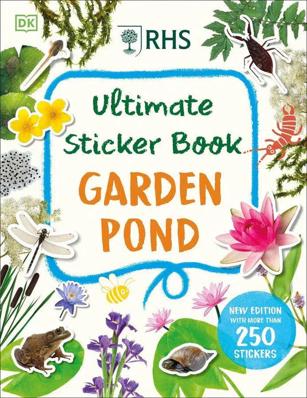 RHS Ultimate Sticker Book Garden Pond-Children’s interactive and activity books and kits-買書書 BuyBookBook