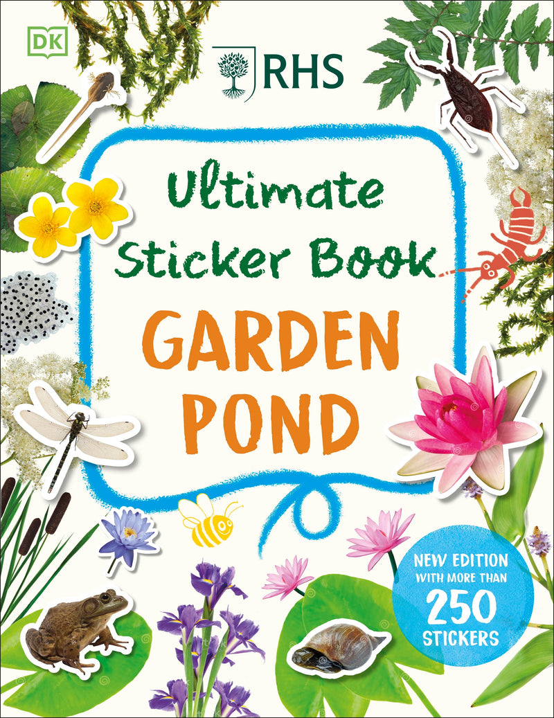 RHS Ultimate Sticker Book Garden Pond-Children’s interactive and activity books and kits-買書書 BuyBookBook