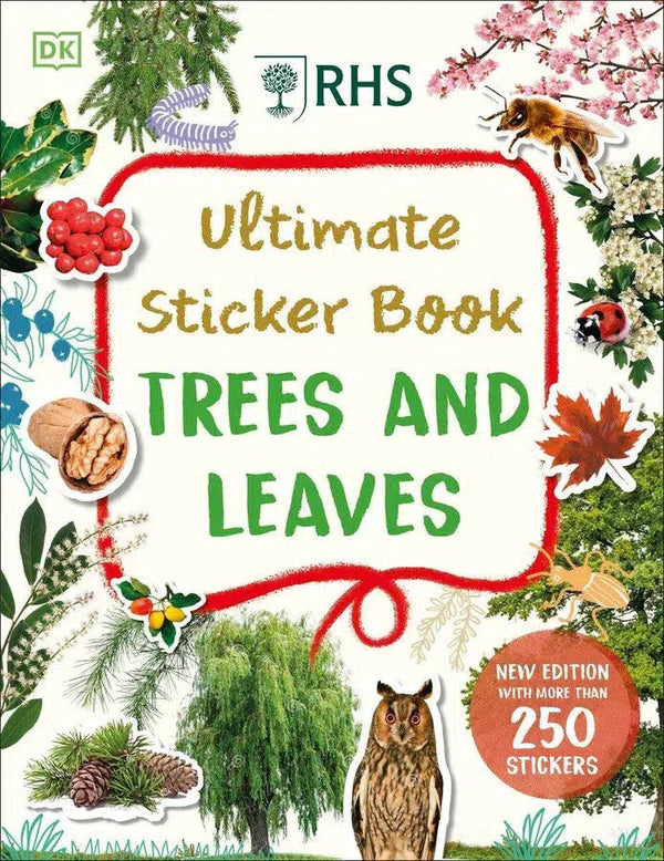 RHS Ultimate Sticker Book Trees and Leaves-Children’s interactive and activity books and kits-買書書 BuyBookBook