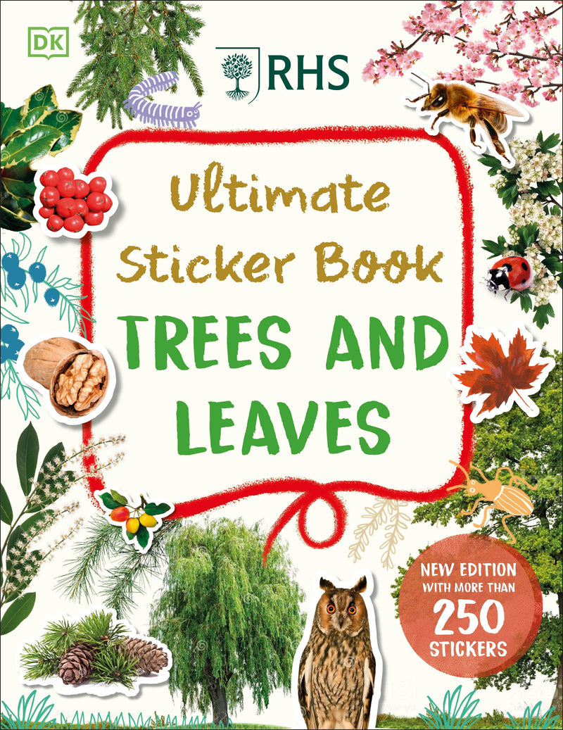 RHS Ultimate Sticker Book Trees and Leaves-Children’s interactive and activity books and kits-買書書 BuyBookBook