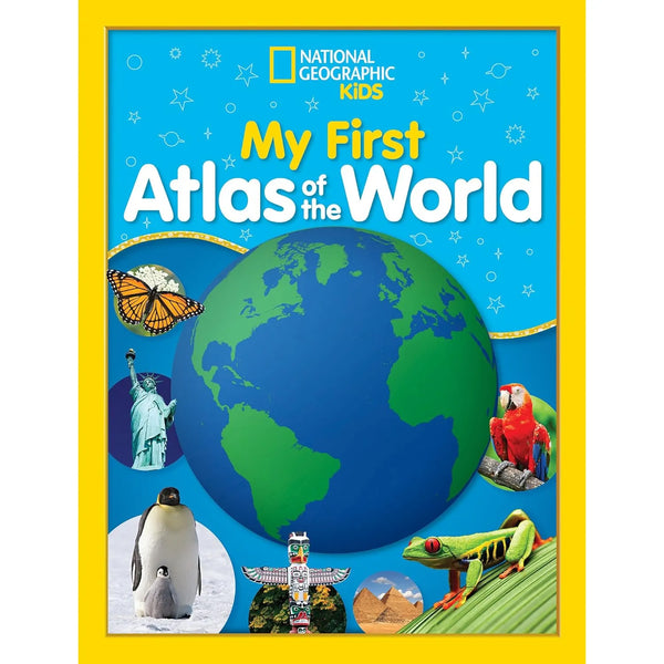 NGK My First: Atlas of the World (Hardback)-Nonfiction: 天文地理 Space & Geography-買書書 BuyBookBook