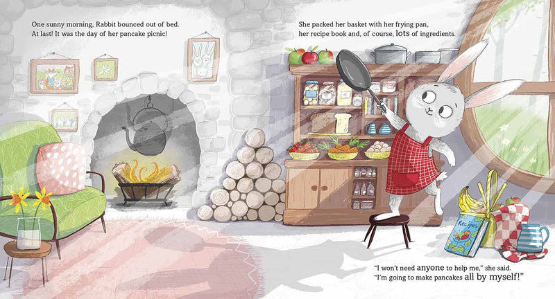 Rabbit's Pancake Picnic (Paperback with QR Code) Nosy Crow