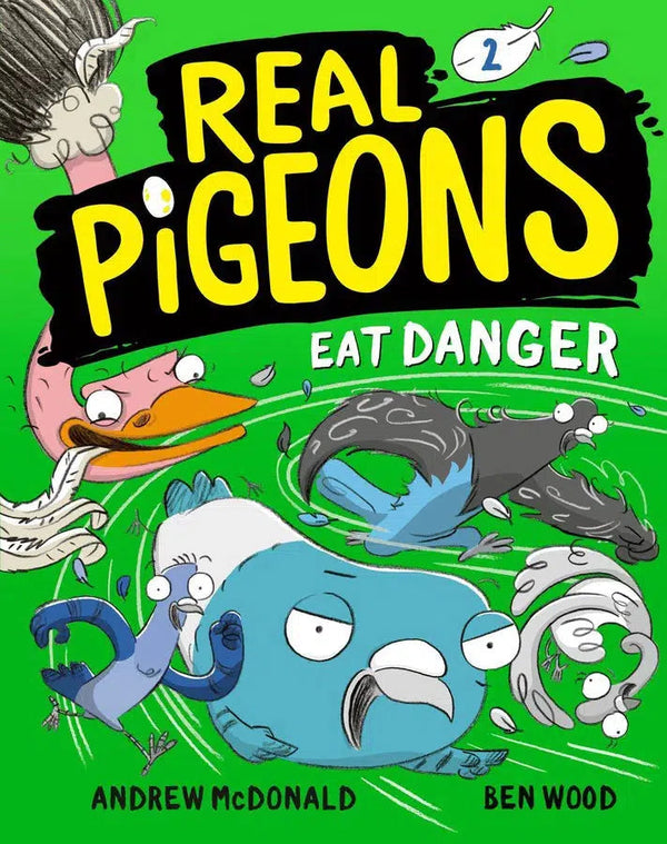 Real Pigeons Eat Danger (Book 2)-Children’s / Teenage fiction: Humorous stories-買書書 BuyBookBook