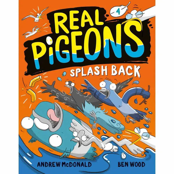 Real Pigeons Splash Back (Book 4)-Children’s / Teenage fiction: Humorous stories-買書書 BuyBookBook