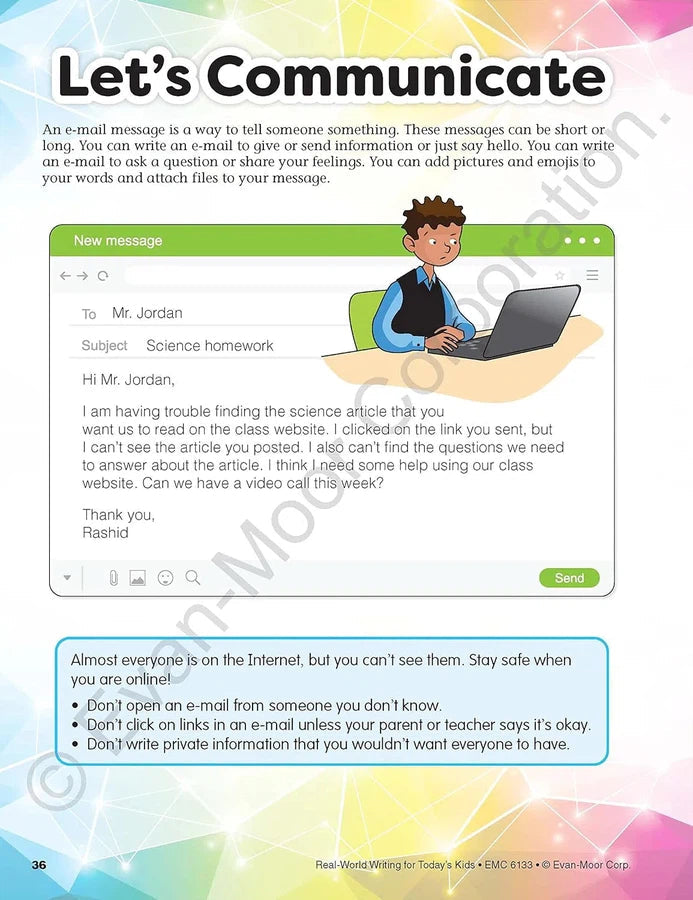 Real-World Writing for Today's Kids (Ages 10-11) (Evan-Moor)-Activity: 學習補充 Learning & Supplemental-買書書 BuyBookBook