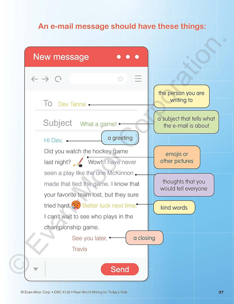 Real-World Writing for Today's Kids (Ages 8 - 9) (Evan-Moor)-Activity: 學習補充 Learning & Supplemental-買書書 BuyBookBook