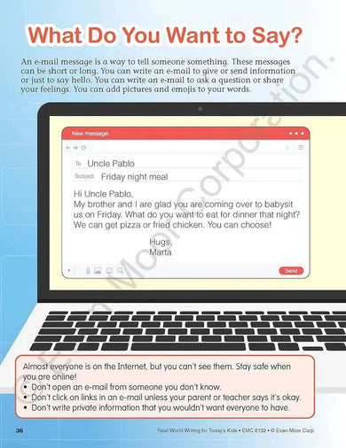 Real-World Writing for Today's Kids (Ages 8 - 9) (Evan-Moor)-Activity: 學習補充 Learning & Supplemental-買書書 BuyBookBook