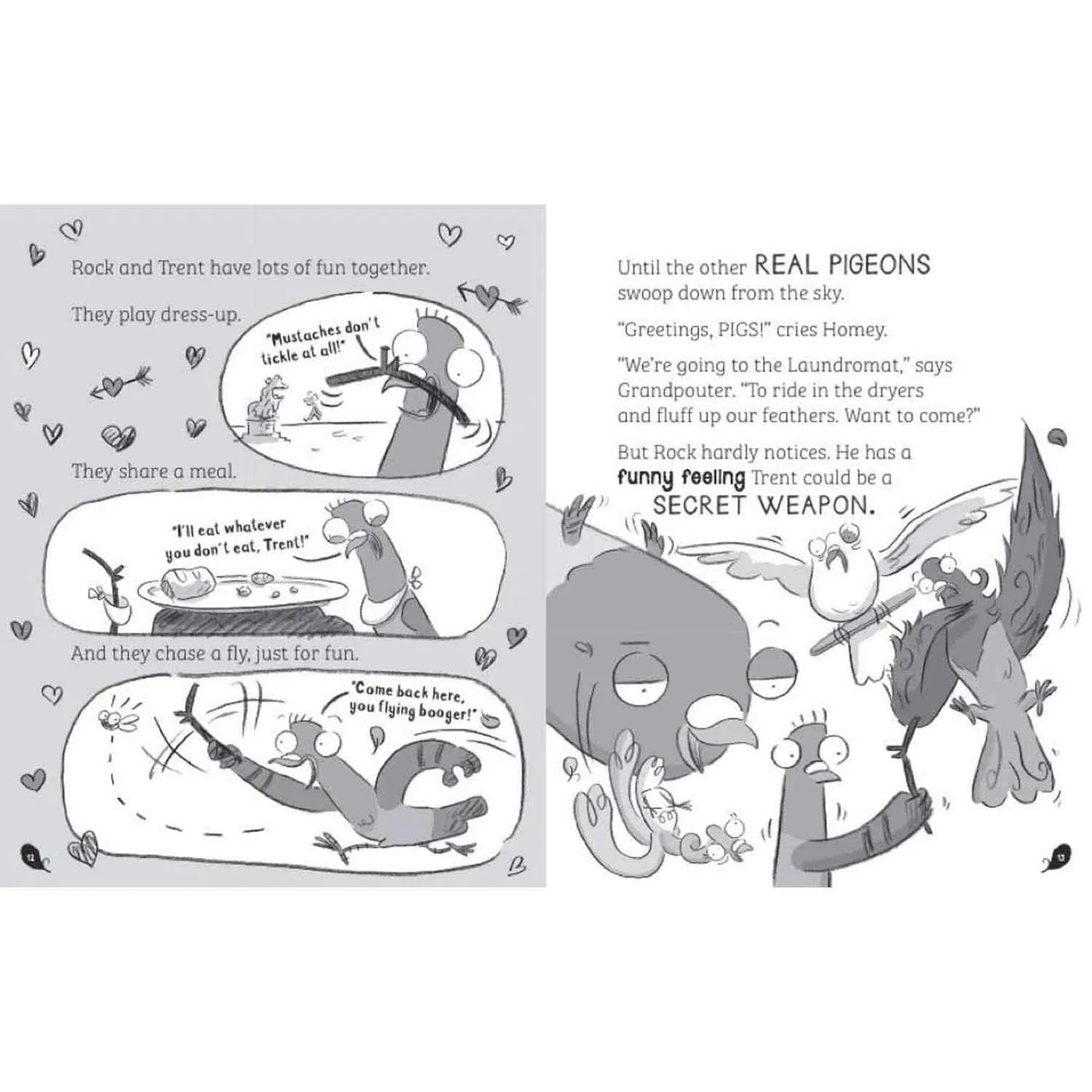 Real Pigeons #02 Eat Danger  (Hardcover) PRHUS