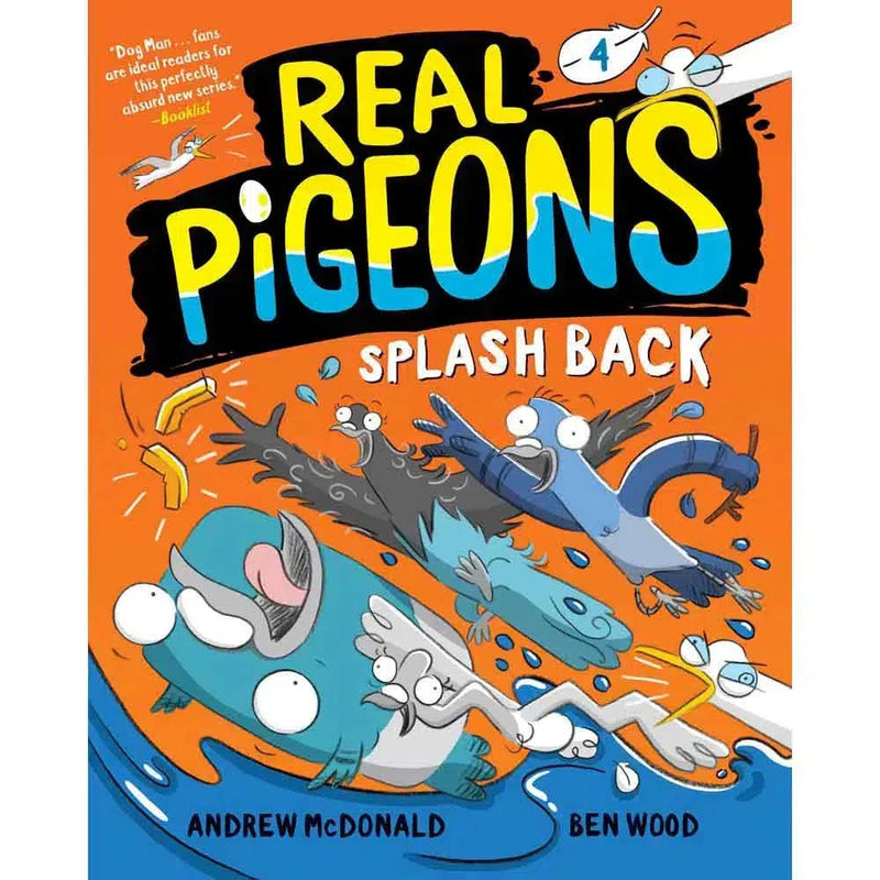 Real Pigeons Splash Back (Book 4)-Children’s / Teenage fiction: Humorous stories-買書書 BuyBookBook