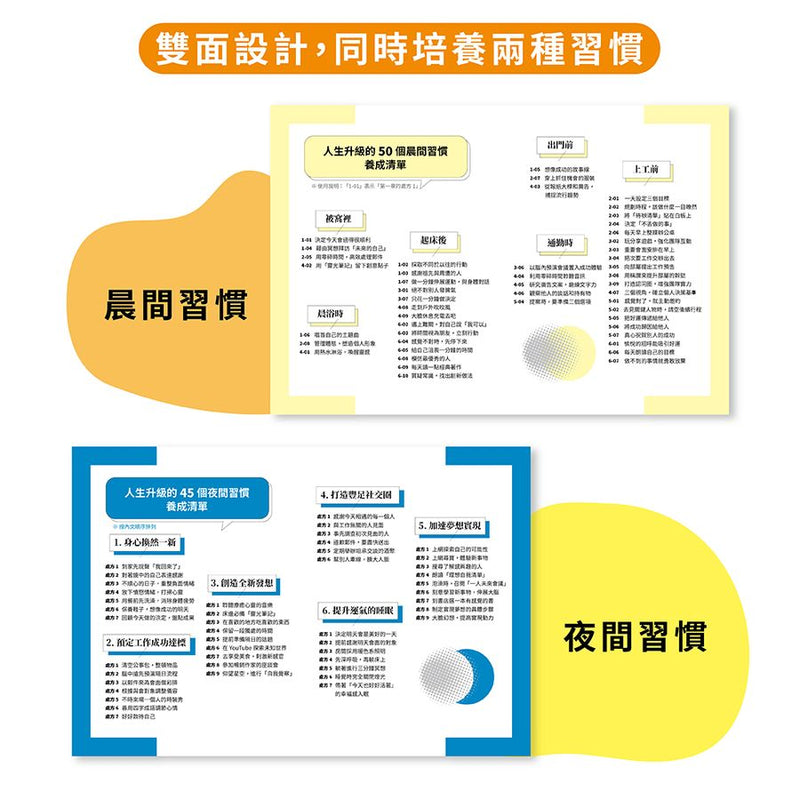 人生成功升級的晨間&夜間習慣套書【附贈習慣養成清單小卡】：《人生升級的夜間習慣》+《人生升級的晨間習慣》-非故事: 心理勵志 Self-help-買書書 BuyBookBook