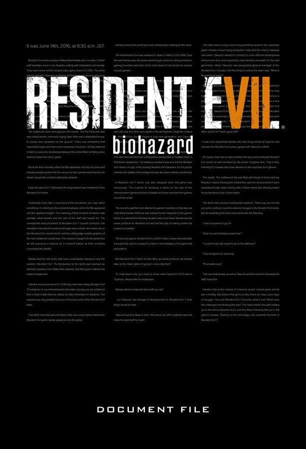 Resident Evil 7: Biohazard Document File-Computing and Information Technology-買書書 BuyBookBook