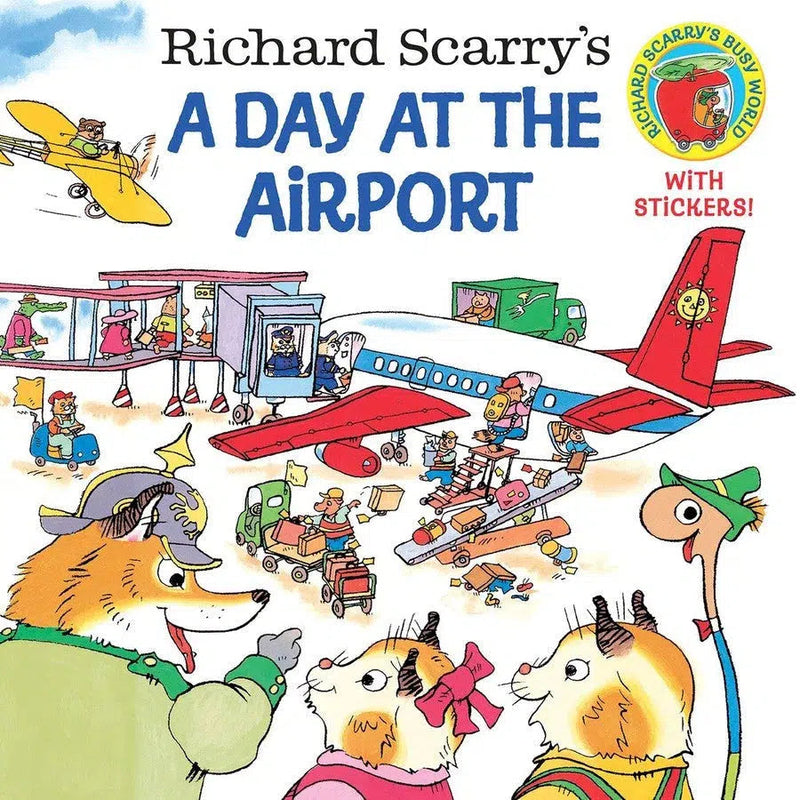 Richard Scarry's A Day at the Airport-Children’s / Teenage fiction: Nature and animal stories-買書書 BuyBookBook