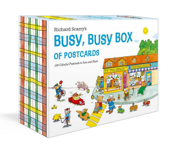 Richard Scarry's Busy, Busy Box of Postcards-Antiques, vintage and collectables: books, manuscripts, ephemera and printed matter-買書書 BuyBookBook