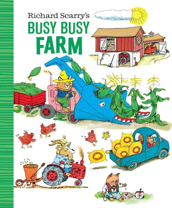 Richard Scarry's Busy Busy Farm-Children’s / Teenage fiction: General and modern fiction-買書書 BuyBookBook