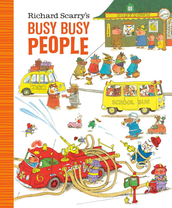 Richard Scarry's Busy Busy People-Children’s / Teenage fiction: Nature and animal stories-買書書 BuyBookBook