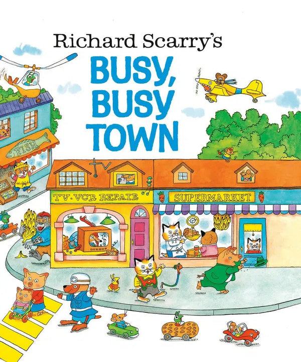 Richard Scarry's Busy, Busy Town-Children’s / Teenage fiction: Nature and animal stories-買書書 BuyBookBook