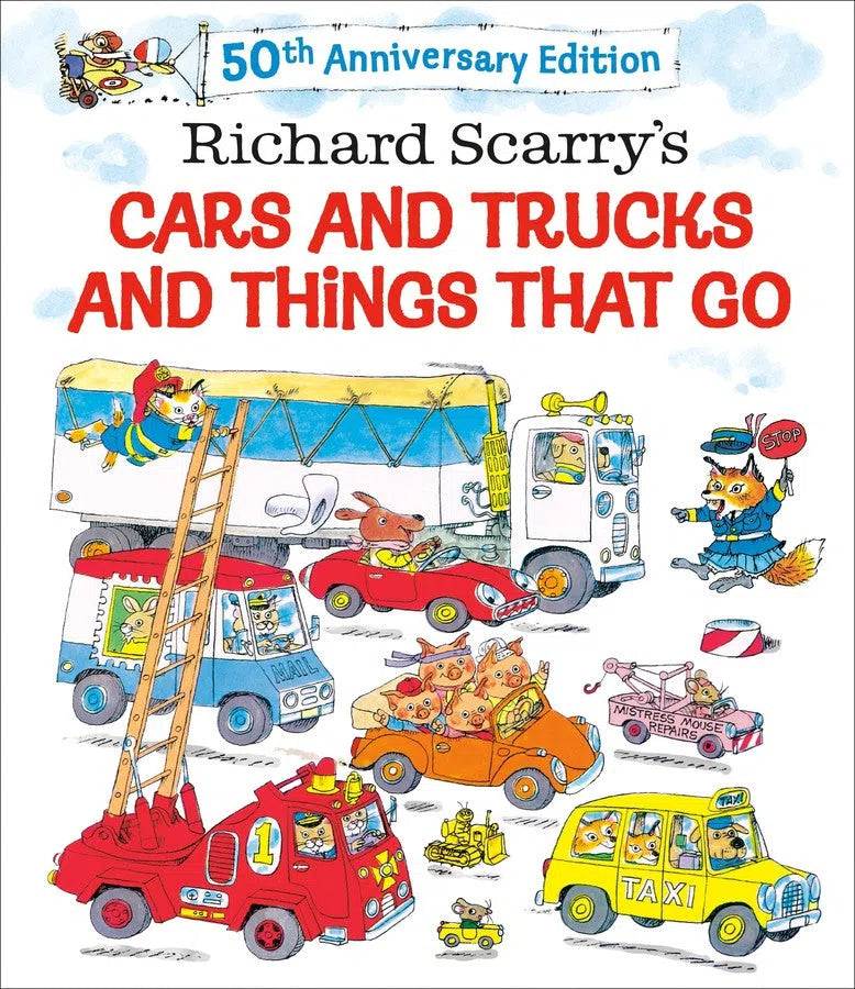 Richard Scarry's Cars and Trucks and Things That Go-Children’s / Teenage fiction: General, modern and contemporary fiction-買書書 BuyBookBook