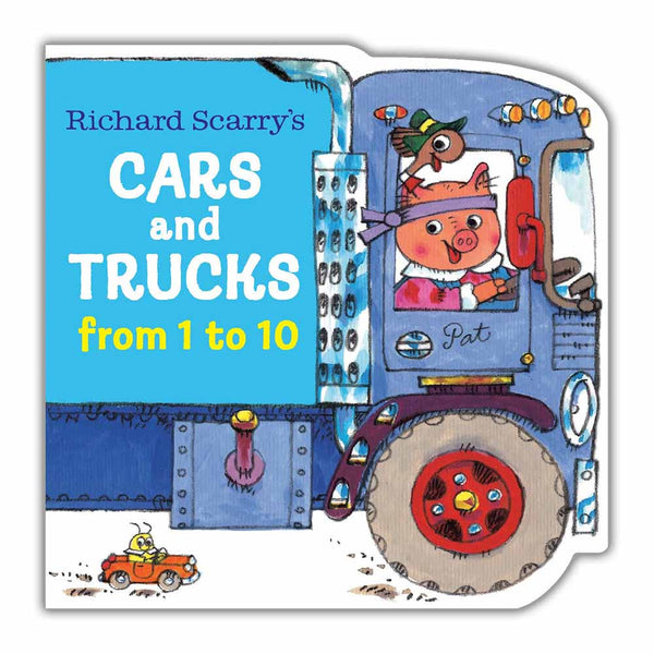 Richard Scarry's Cars and Trucks from 1 to 10-Nonfiction: 學前基礎 Preschool Basics-買書書 BuyBookBook