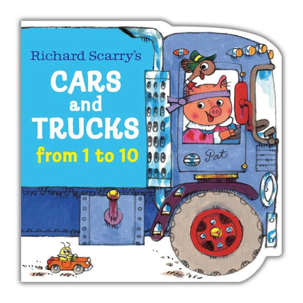 Richard Scarry's Cars and Trucks from 1 to 10-Children’s / Teenage fiction: General and modern fiction-買書書 BuyBookBook