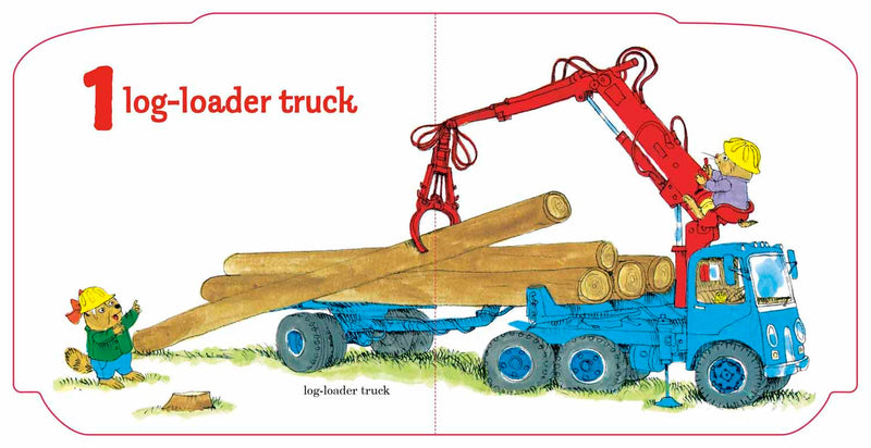 Richard Scarry's Cars and Trucks from 1 to 10-Nonfiction: 學前基礎 Preschool Basics-買書書 BuyBookBook