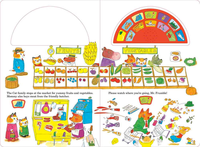 Richard Scarry's Sounds of Busytown (Richard Scarry)-Nonfiction: 學前基礎 Preschool Basics-買書書 BuyBookBook