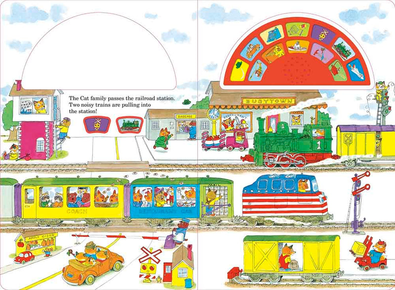 Richard Scarry's Sounds of Busytown (Richard Scarry)-Nonfiction: 學前基礎 Preschool Basics-買書書 BuyBookBook