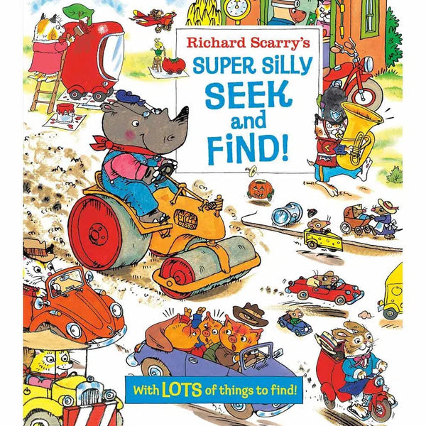 Richard Scarry's Super Silly Seek and Find! (Board Book) PRHUS