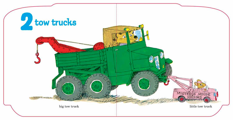 Richard Scarry's Cars and Trucks from 1 to 10-Nonfiction: 學前基礎 Preschool Basics-買書書 BuyBookBook