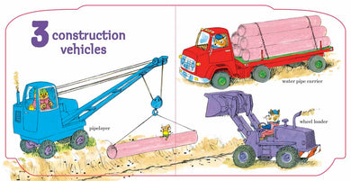 Richard Scarry's Cars and Trucks from 1 to 10-Nonfiction: 學前基礎 Preschool Basics-買書書 BuyBookBook