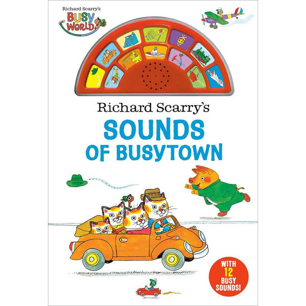Richard Scarry's Sounds of Busytown (Richard Scarry)-Nonfiction: 學前基礎 Preschool Basics-買書書 BuyBookBook