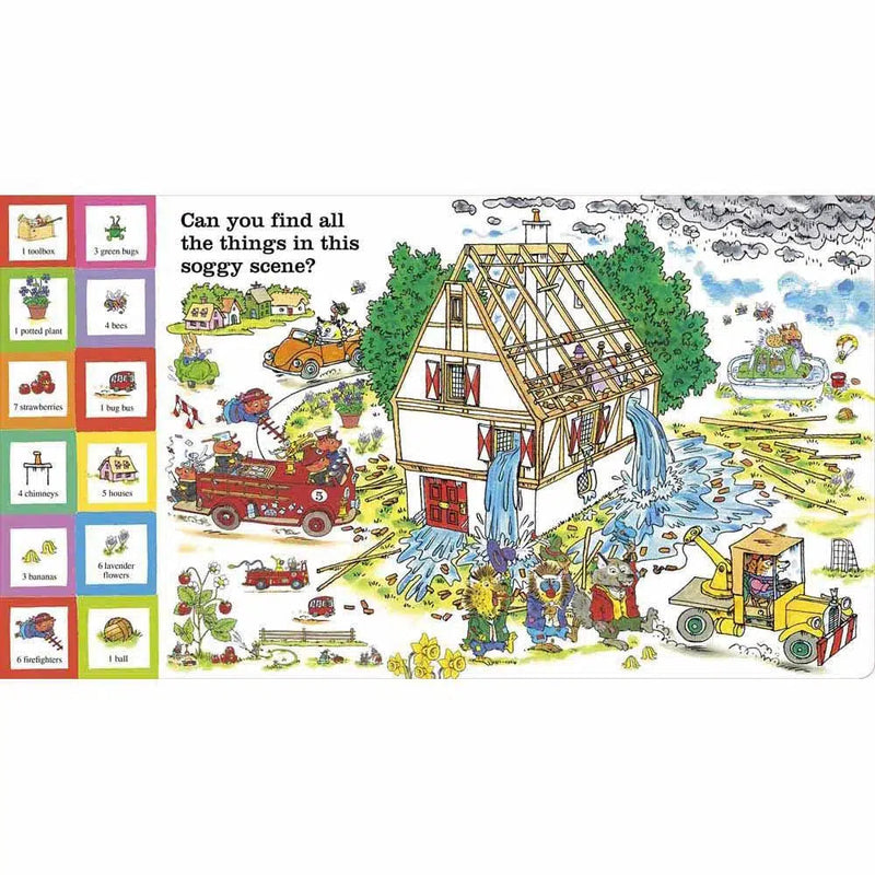 Richard Scarry's Super Silly Seek and Find! (Board Book) PRHUS