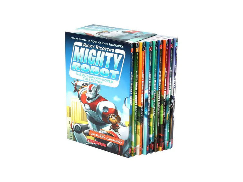 Ricky Ricotta's Mighty Robot Collection (Dav Pilkey)-Fiction: 歷險科幻 Adventure & Science Fiction-買書書 BuyBookBook