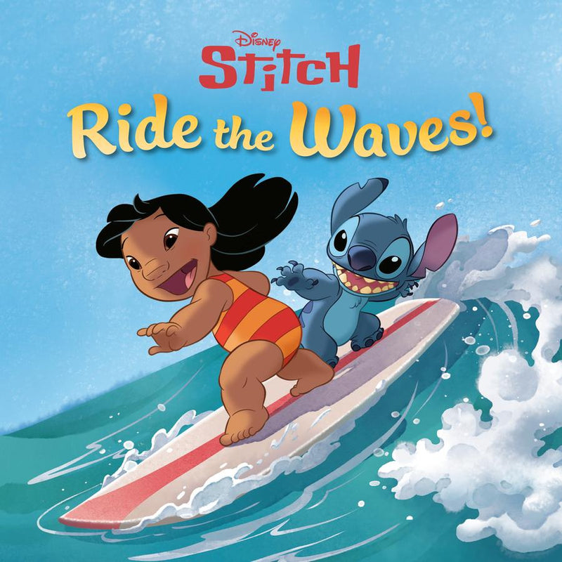 Ride the Waves! (Disney Stitch)-Children’s / Teenage fiction: General and modern fiction-買書書 BuyBookBook