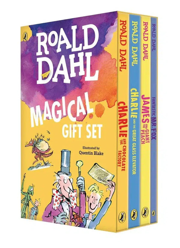 Roald Dahl Magical Gift Set (4 Books)-Children’s / Teenage fiction: Classic and traditional-買書書 BuyBookBook