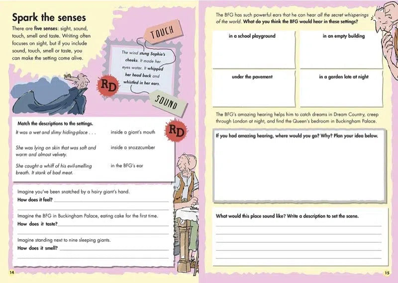 Roald Dahl's Creative Writing with The BFG - 買書書 BuyBookBook
