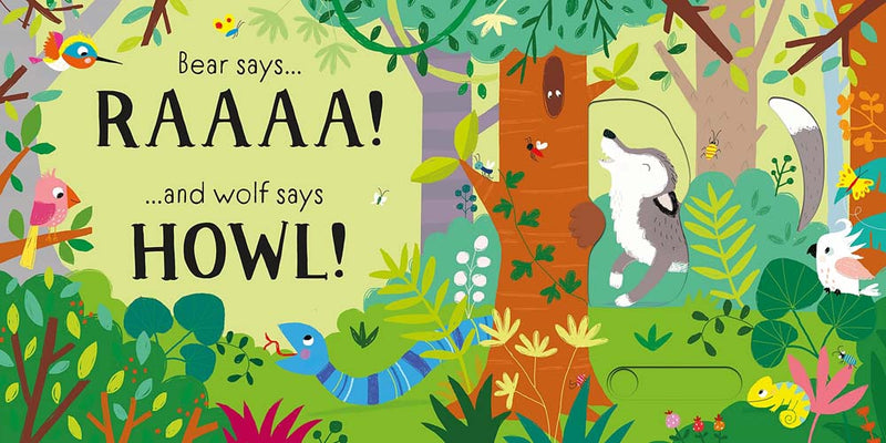 Roarr! (Usborne Slider Sound Books) (Sam Taplin)-Nonfiction: 動物植物 Animal & Plant-買書書 BuyBookBook