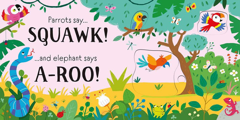 Roarr! (Usborne Slider Sound Books) (Sam Taplin)-Nonfiction: 動物植物 Animal & Plant-買書書 BuyBookBook