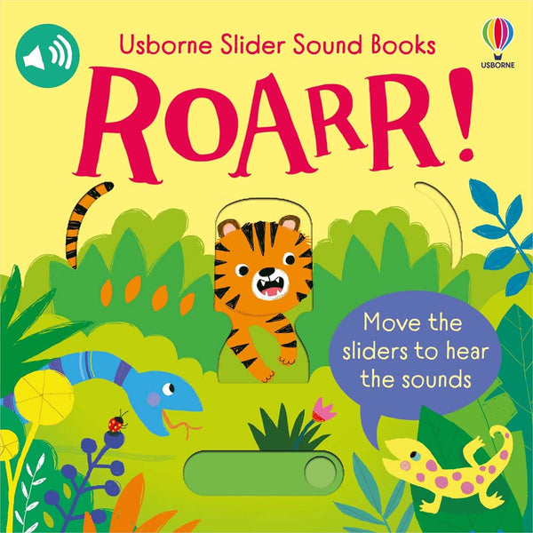 Roarr! (Usborne Slider Sound Books) (Sam Taplin)-Nonfiction: 動物植物 Animal & Plant-買書書 BuyBookBook